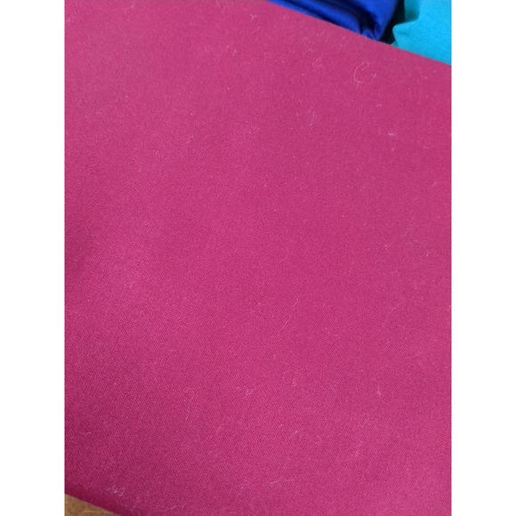 Lot of Fabric, Solid, Purple and Blue and Maroon, 4lb - Picture 2 of 4